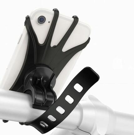 Support smartphone universel en silicone pour vélo (4,5 à 7 pouces)