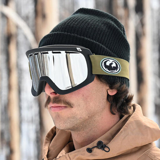 D1 OTG Lunettes De Ski Unisexes - Old Skool/LL Silver Ionized & LL Amber