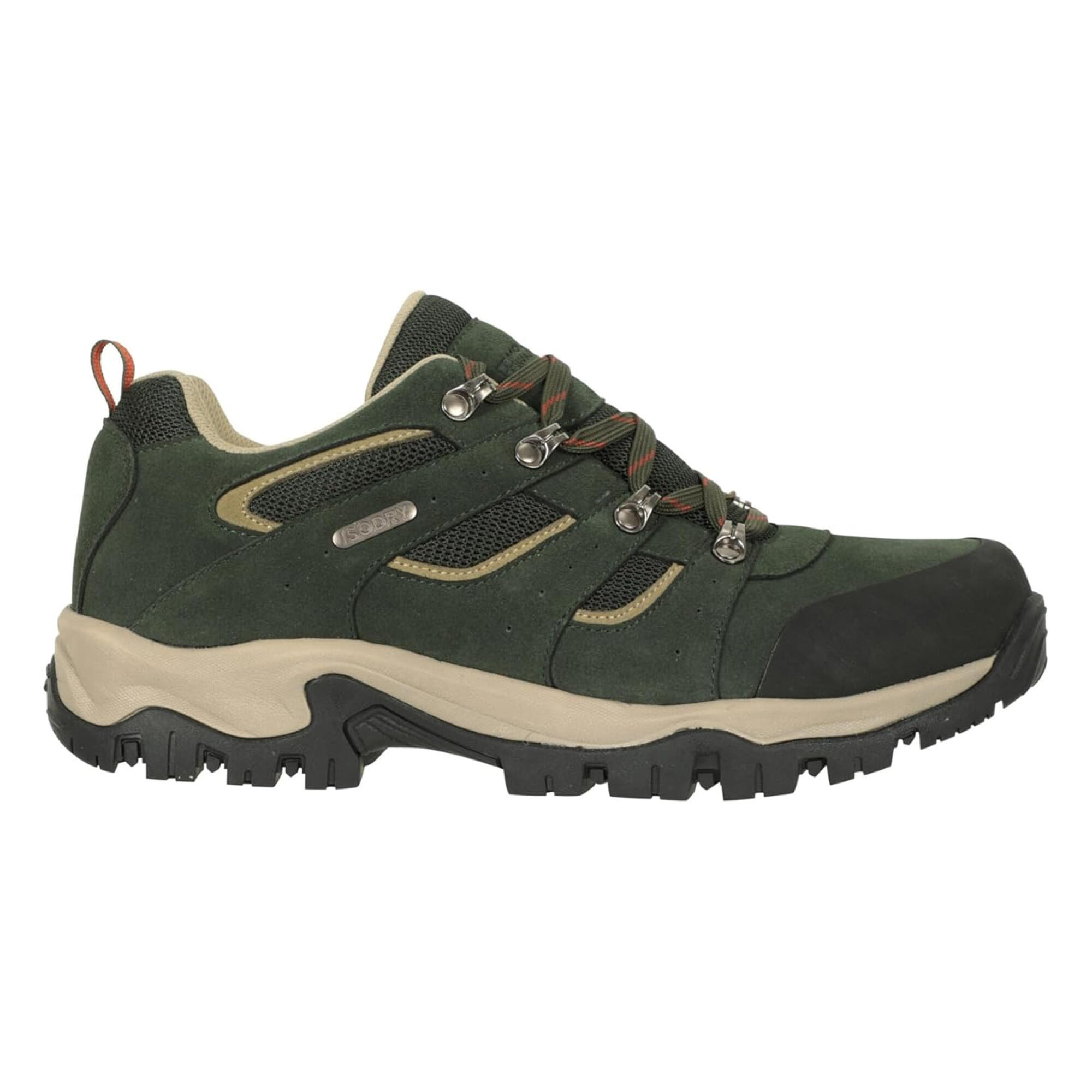MOUNTAIN WAREHOUSE Scarpe Da Passeggio Pelle Scamosciata Uomo Mountain Warehouse Voyage Kaki