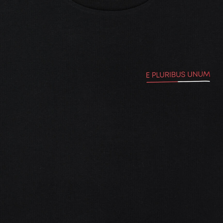 T‑shirt noir E Pluribus Unum 2/3