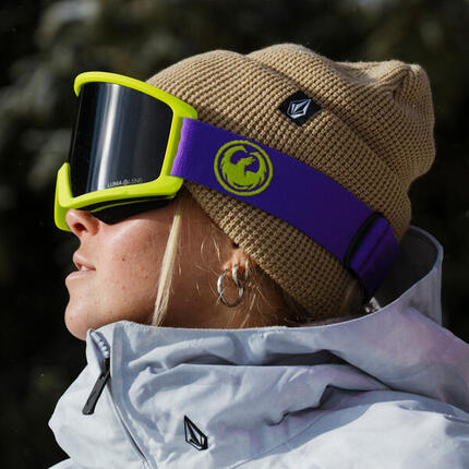 DX3 OTG Lunettes De Ski Unisexes - SPYDER Cobalt Block Camo/LL Dark Smoke