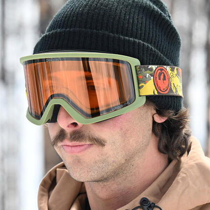 DX3 OTG Lunettes De Ski Unisexes - SPYDER Cobalt Block Camo/LL Dark Smoke