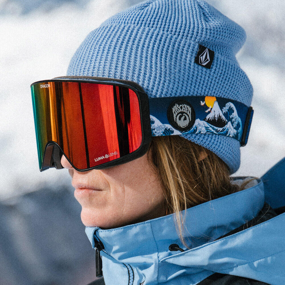 Dragon - Nfx Mag Otg Lunettes De Ski Unisexes - Mayhem Collab/ll Red Ionized & Ll Yellow - Masque De Ski - Bleu|jaune|rouge - Taille Unique - Decathlon