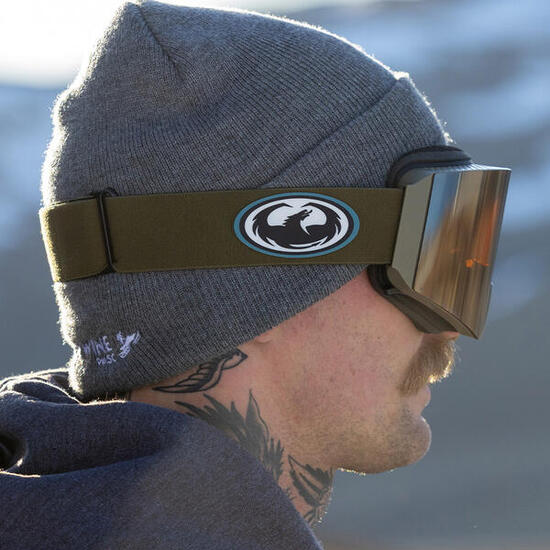 RVX MAG OTG Lunettes De Ski Unisexes - Old Skool/LL Silver Ionized & LL Amber
