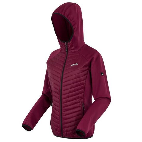 Andreson Wasserabweisende Stretch-Hybrid-Steppjacke für Damen