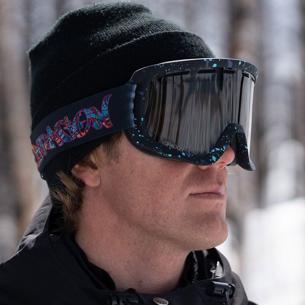 Dragon - D1 Otg Lunettes De Ski Unisexes - Rattle Can/ll Dark Smoke & Ll Flash Blue - Masque De Ski - Bleu|gris|noir - Taille Unique - Decathlon