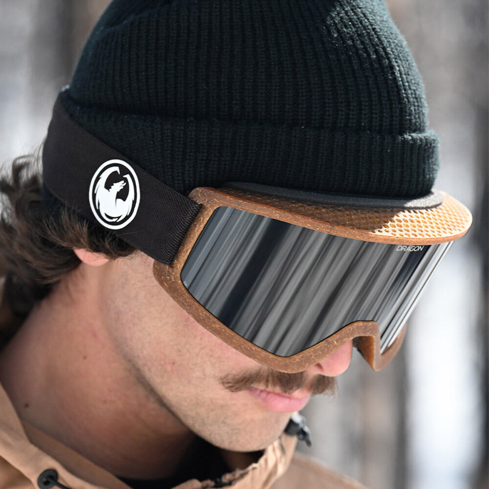 Dragon - Dx3 Plus Otg Lunettes De Ski Unisexes - Raw Dark/ll Midnight & Ll Amber - Masque De Ski - Marron|noir|orange - Taille Unique - Decathlon