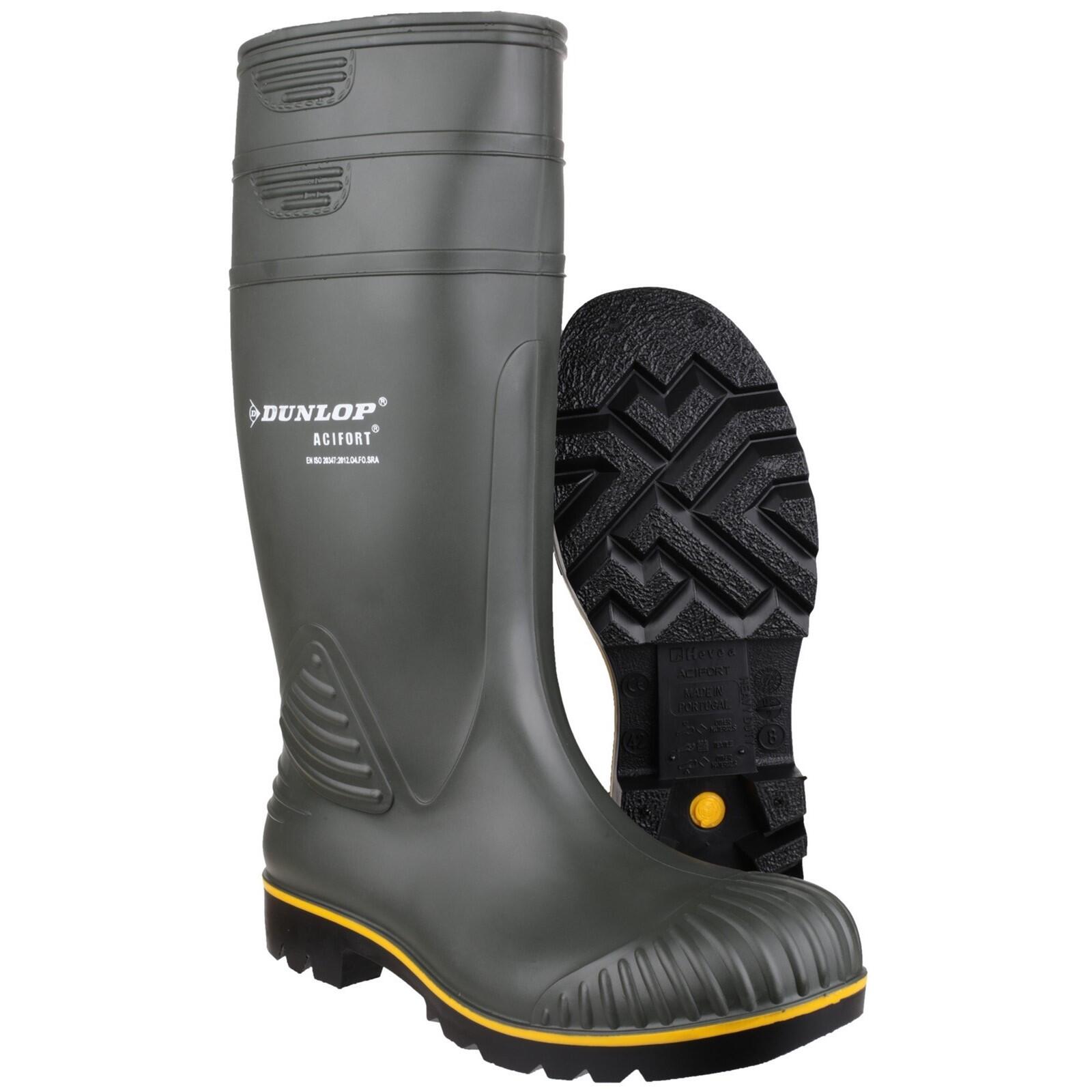 Botas de agua Impermeables Dunlop Acifort Heavy Duty Full Safety Verde 4/7