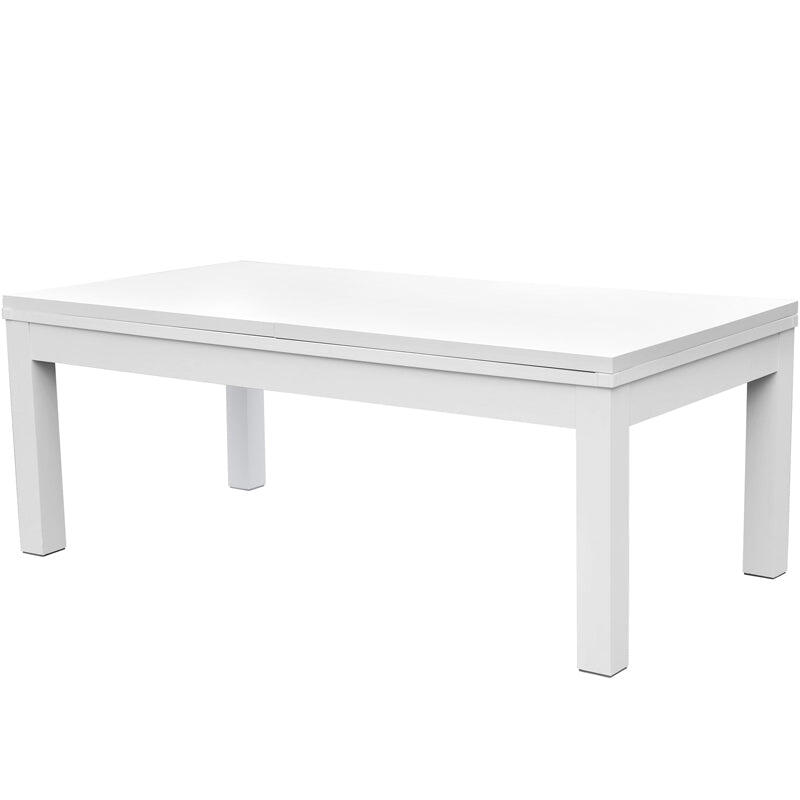 Table de Billard Eddie convertible blanche tapis bleu 7/7