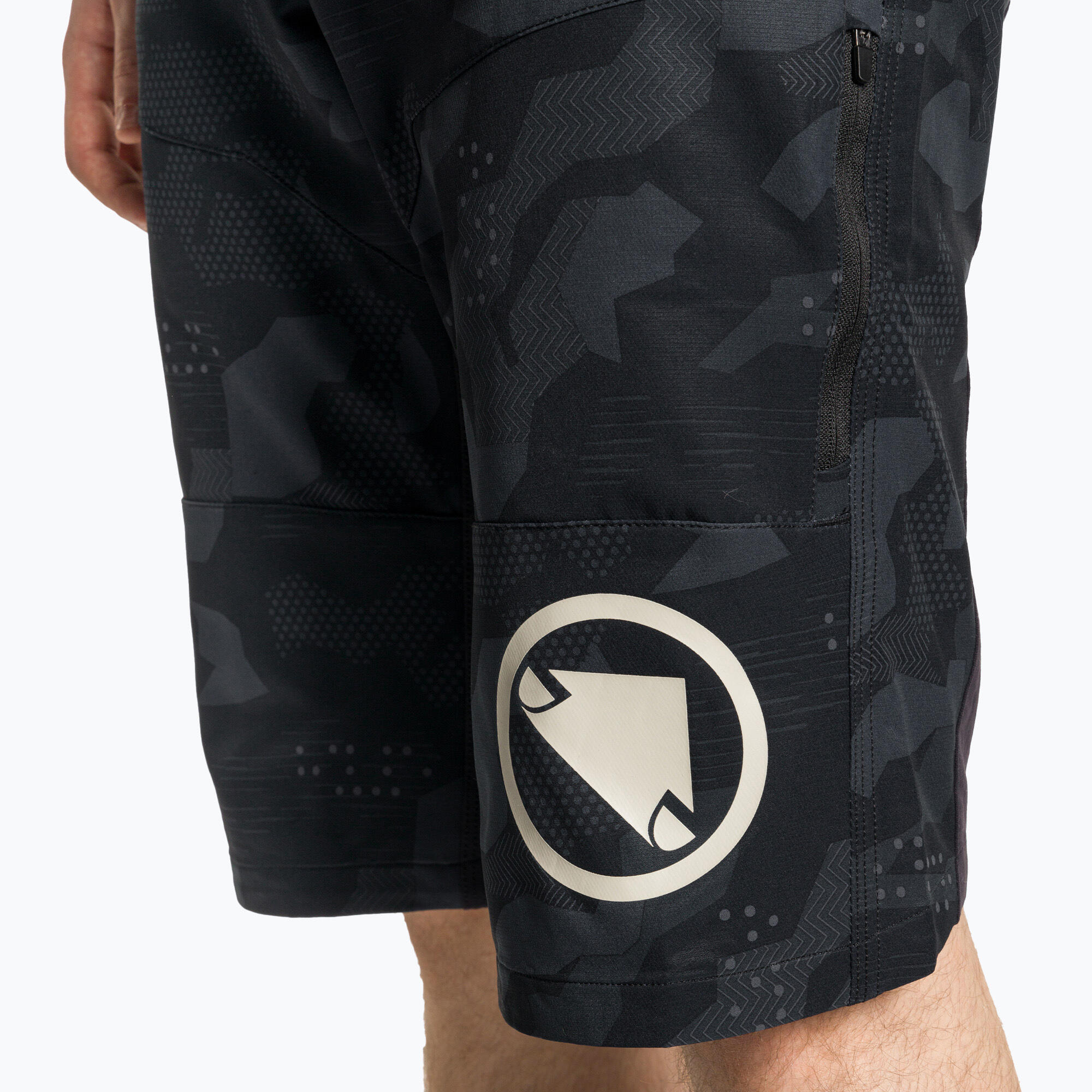 Short Endura SingleTrack II Noir Camo 3/5