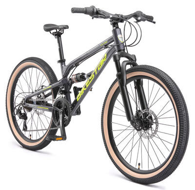 Mtb 24" aluminium. kinderfiets 9 jaar. hardtail. 21 versnellingen. schijfremmen