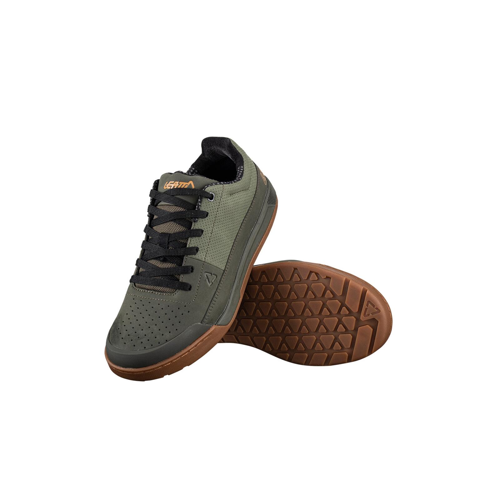 Scarpe Ciclismo Uomo MTB Flat Verde LEATT Decathlon