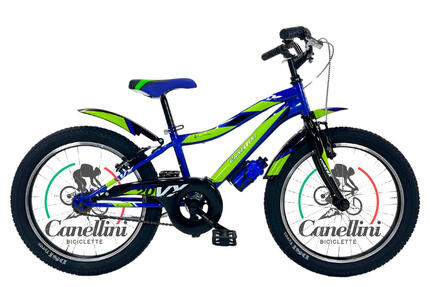 Vélo Enfant VTT Canellini VORTEX 20" 1V - Noir/Rouge/Bleu