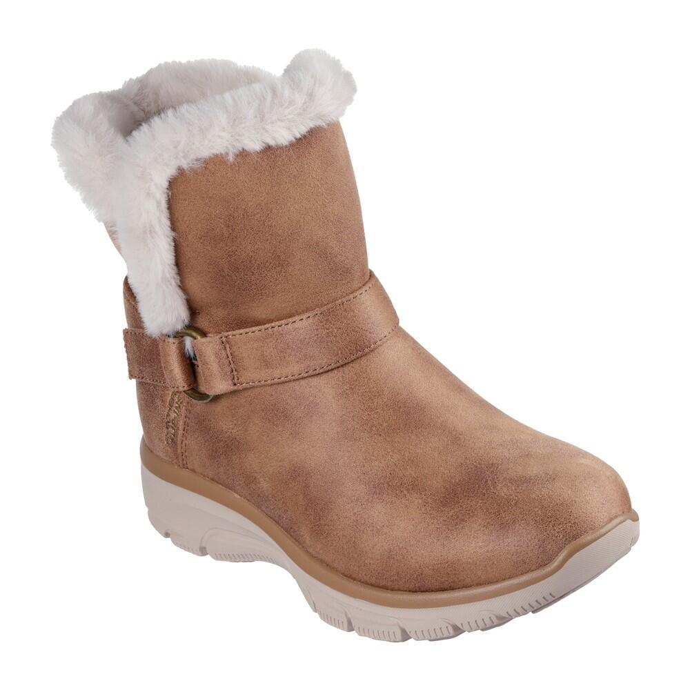 CONFORTABLE BUTIN FEMME Skechers Slip-ins Easy Going - Dreamers Move MARRON 2/5