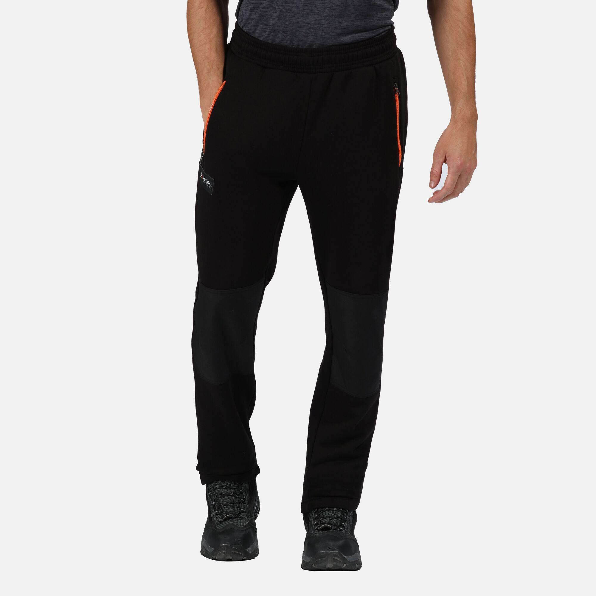 Mens Jeopardize Jogging Bottoms (Black) 3/5