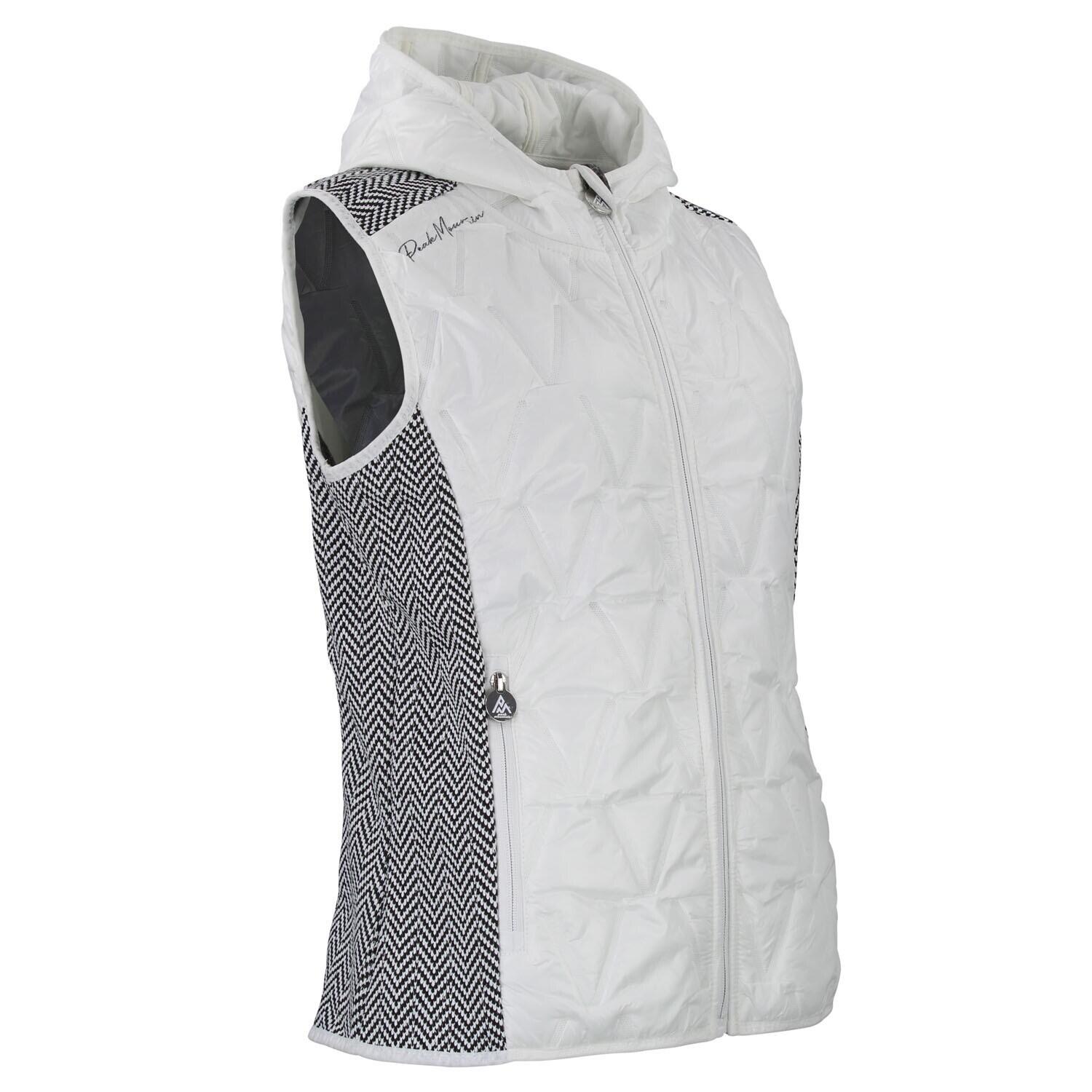 Peak Mountain - Doudoune Sans Manches À Capuche Femme Peak Mountain - Doudoune Synthétique - Blanc - Decathlon