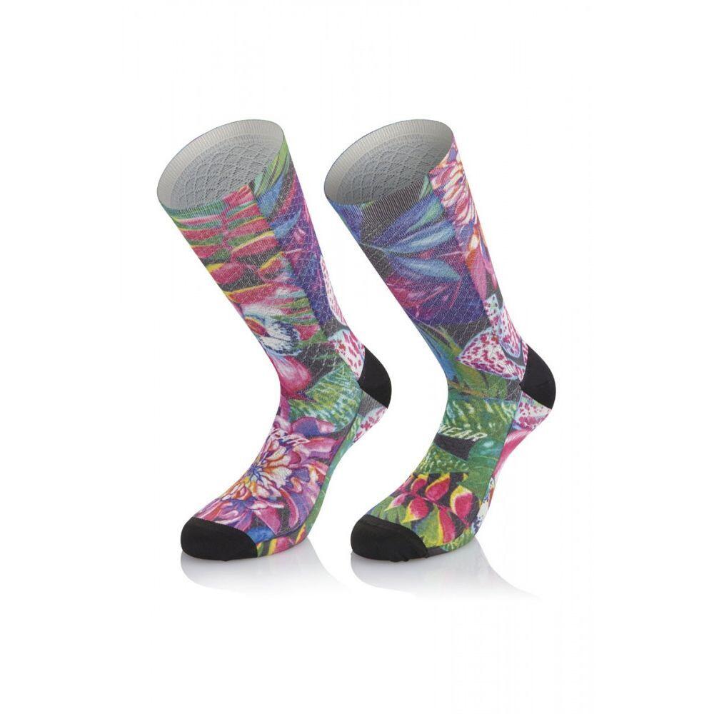 Skarpetki damskie Mb Wear Fun H17 Fleurs Tropicales