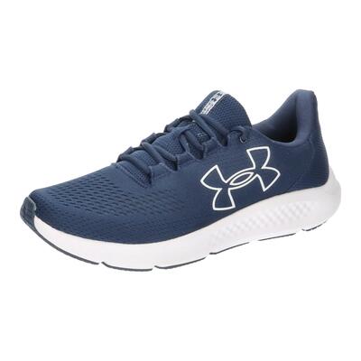 Hardloopschoenen man under armour charged pursuit 3 big logo wit