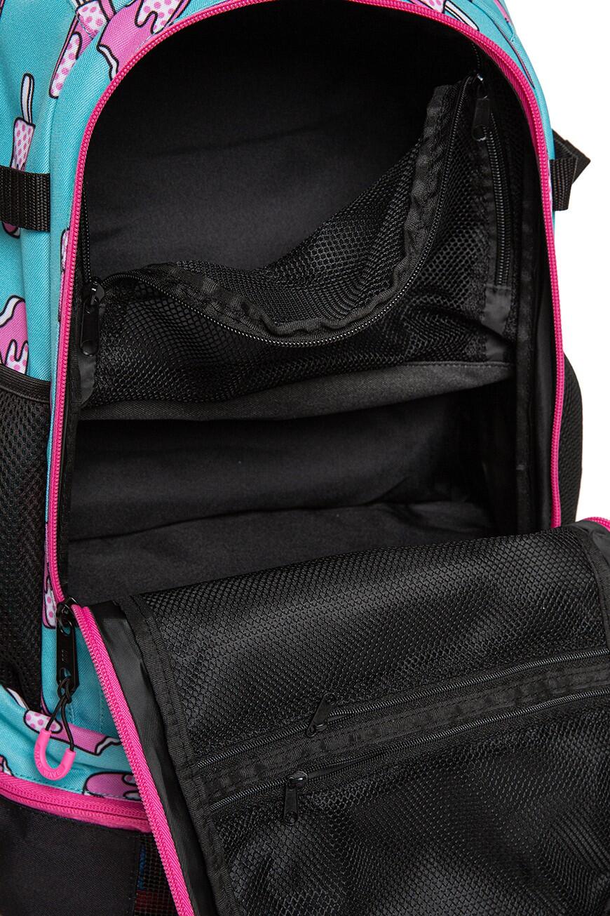 Mochila para piscina y natación LANE ESTAMPADA Helados 3/4