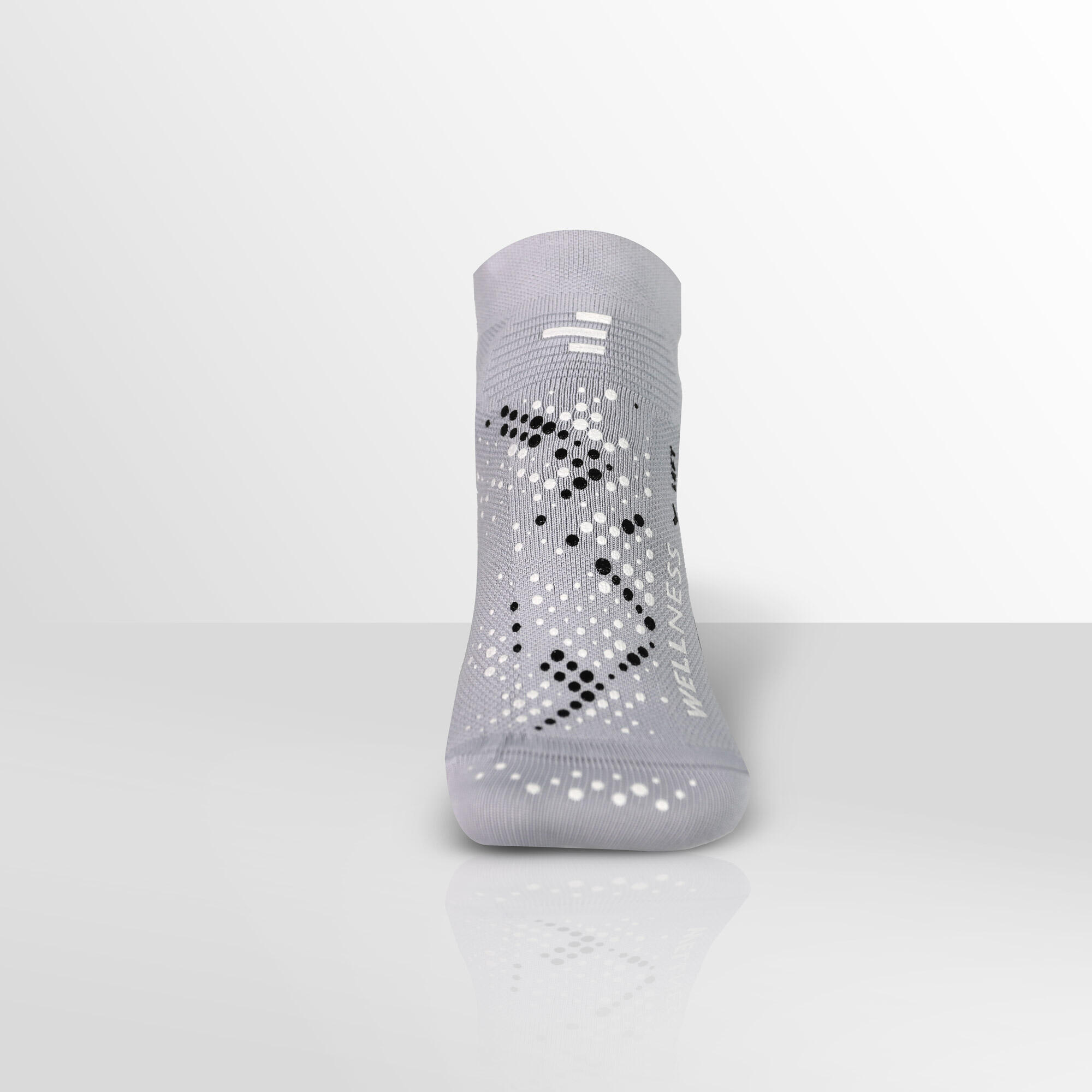 Chaussette Wellness Gris, idéale pour toutes les activités en salle de sport 2/8