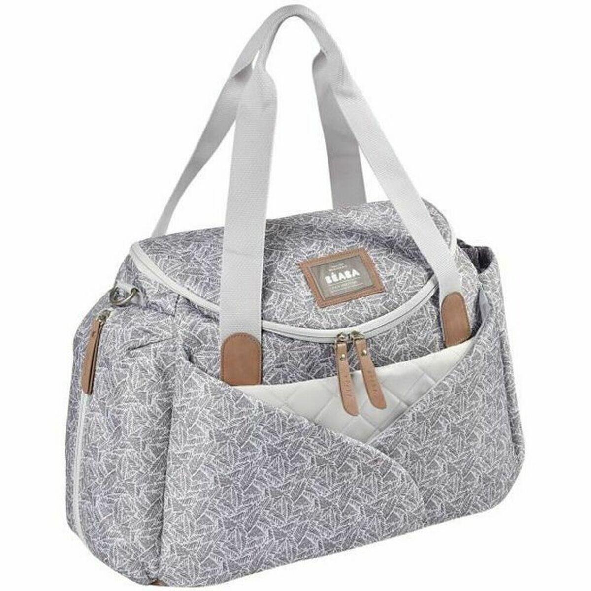 Sac à langer BEABA Sydney Jungle Gris 1/4