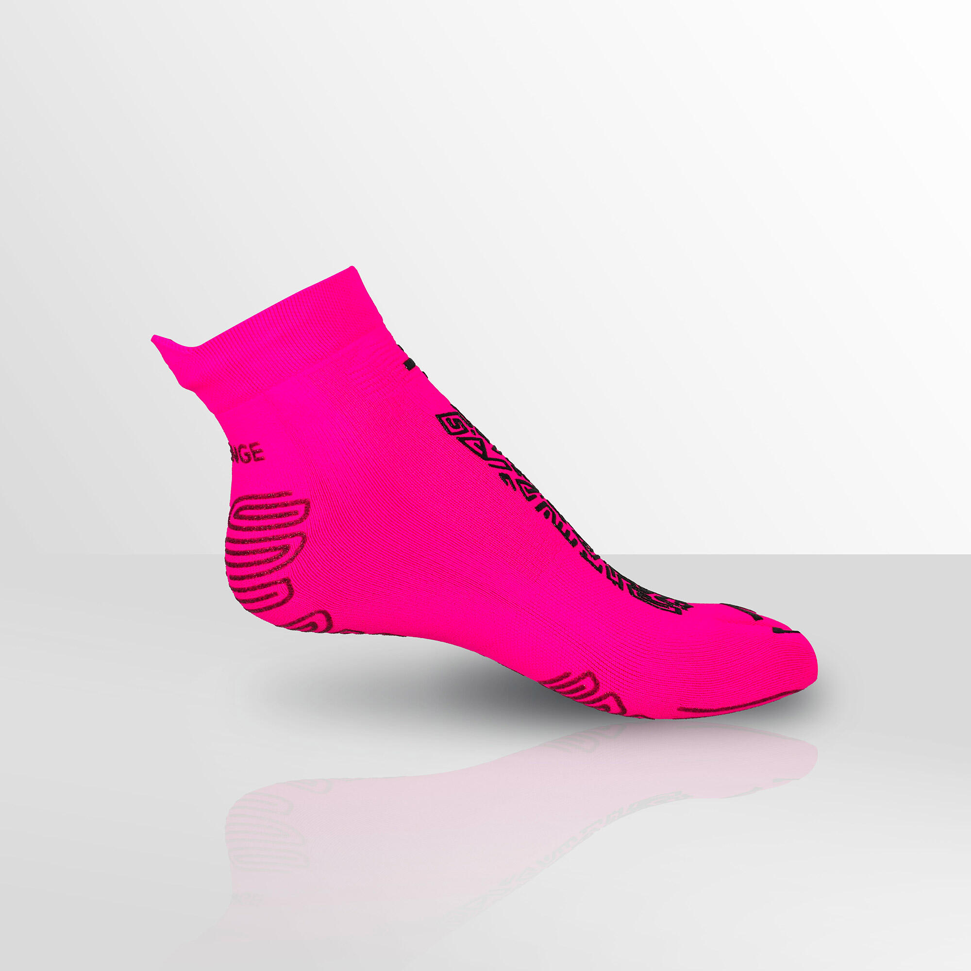 Calcetín Pilates 1Finger Fuxia, ideal para Pilates, Yoga y Gym 3/7