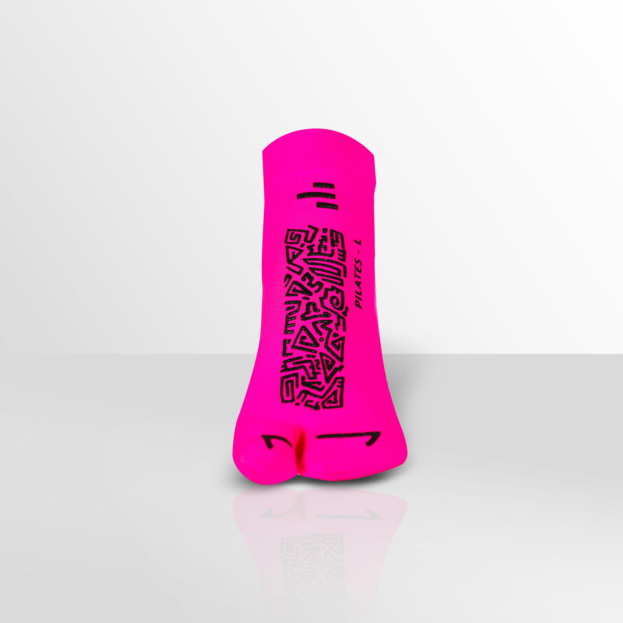 Calcetín Pilates 1Finger Fuxia, ideal para Pilates, Yoga y Gym 2/7
