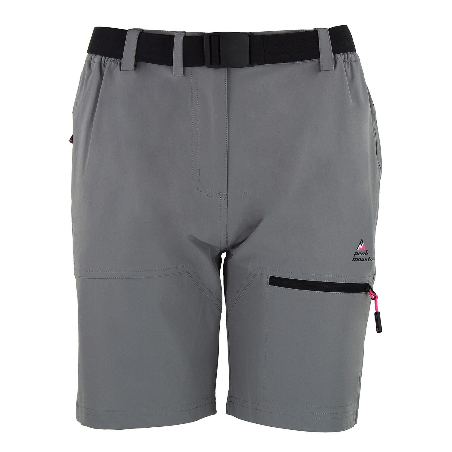 PEAK MOUNTAIN Shorts with belt for women Peak Mountain