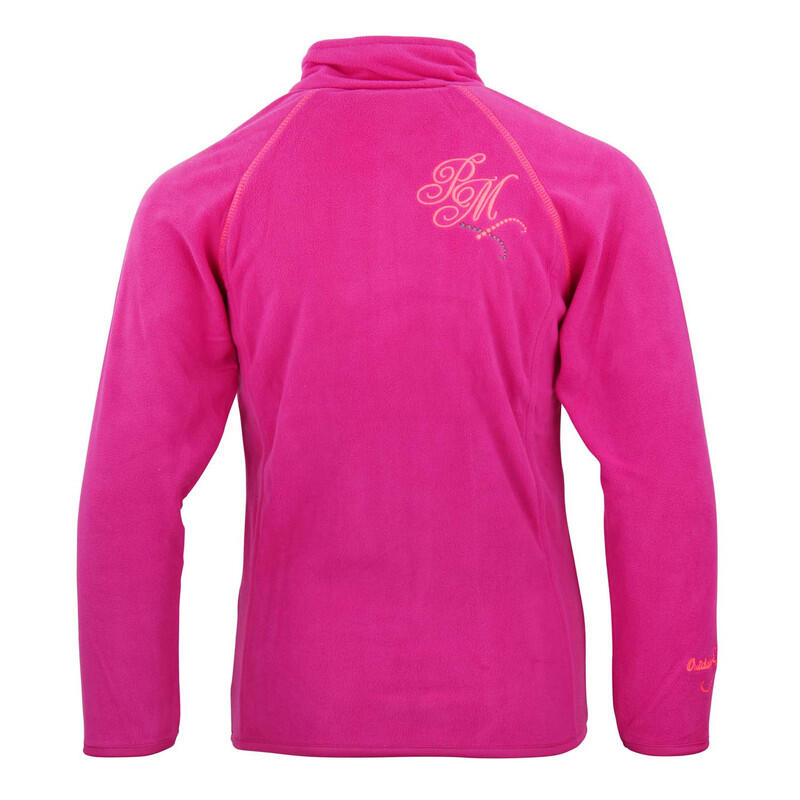 Dziewczęca bluza z mikropolaru z pełnym zamkiem Peak Mountain Fafone