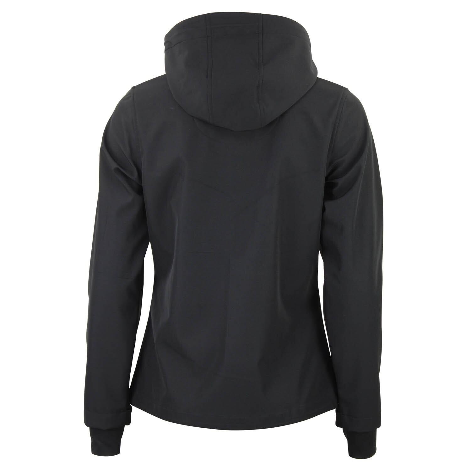 Blouson à capuche zippé contrecolle mesh femme Peak Mountain Softshell 2/3