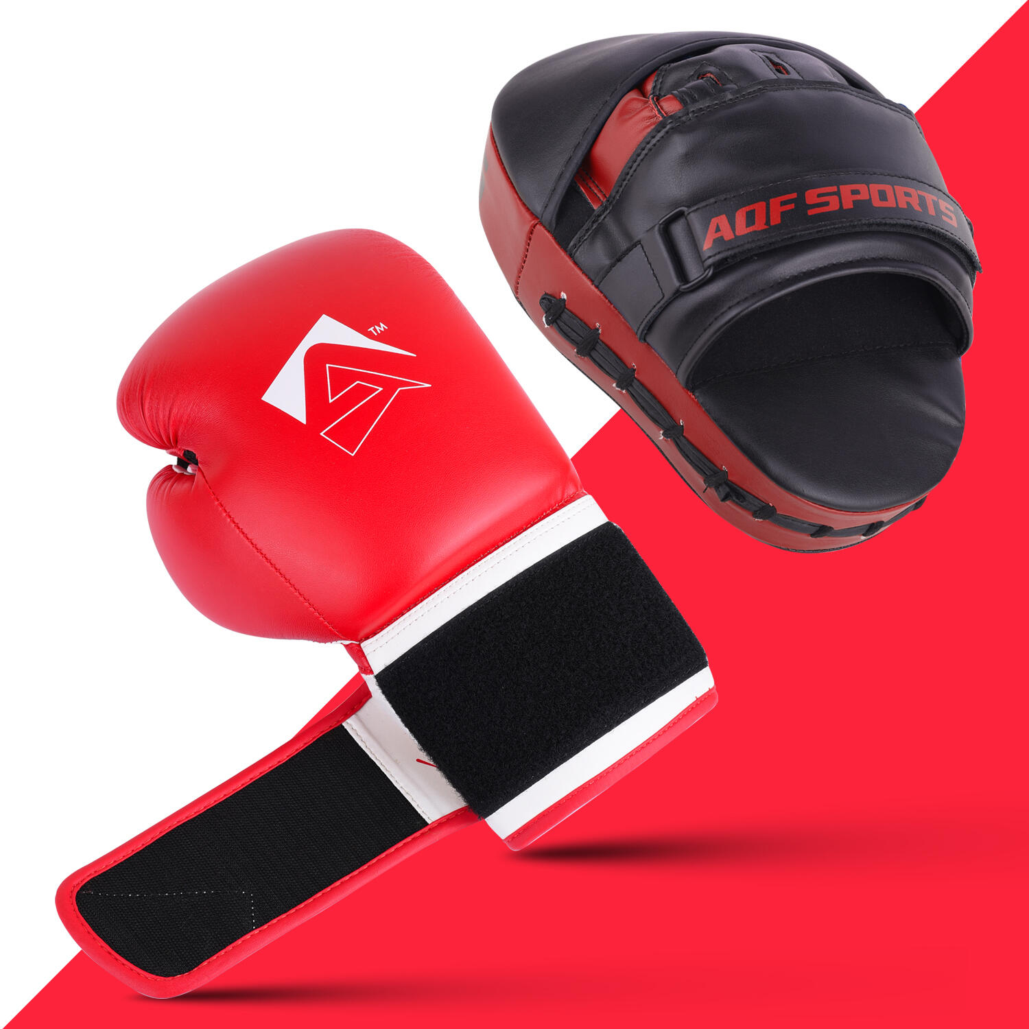 thumbnail image 2 of MCD Sports Boxing Gloves And Focus Pads Set – 6oz/8oz, Rex Leather, MMA Sparring Training Kit, Pakistan Made 2 of 6