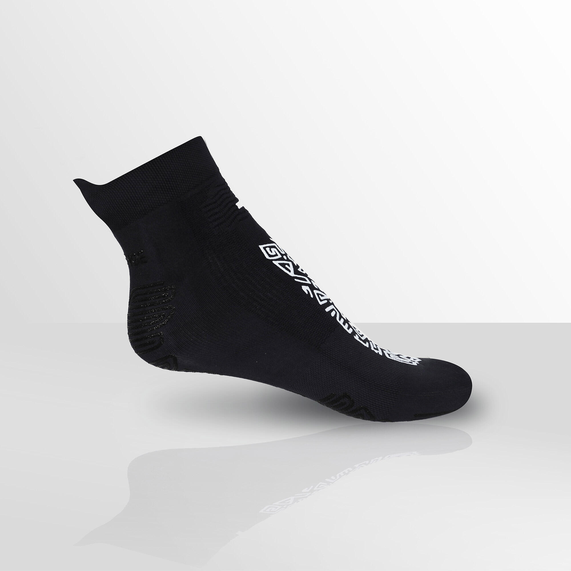 Calcetín Pilates Classic Negro/Blanco, ideal para Pilates, Yoga y Gym 3/7