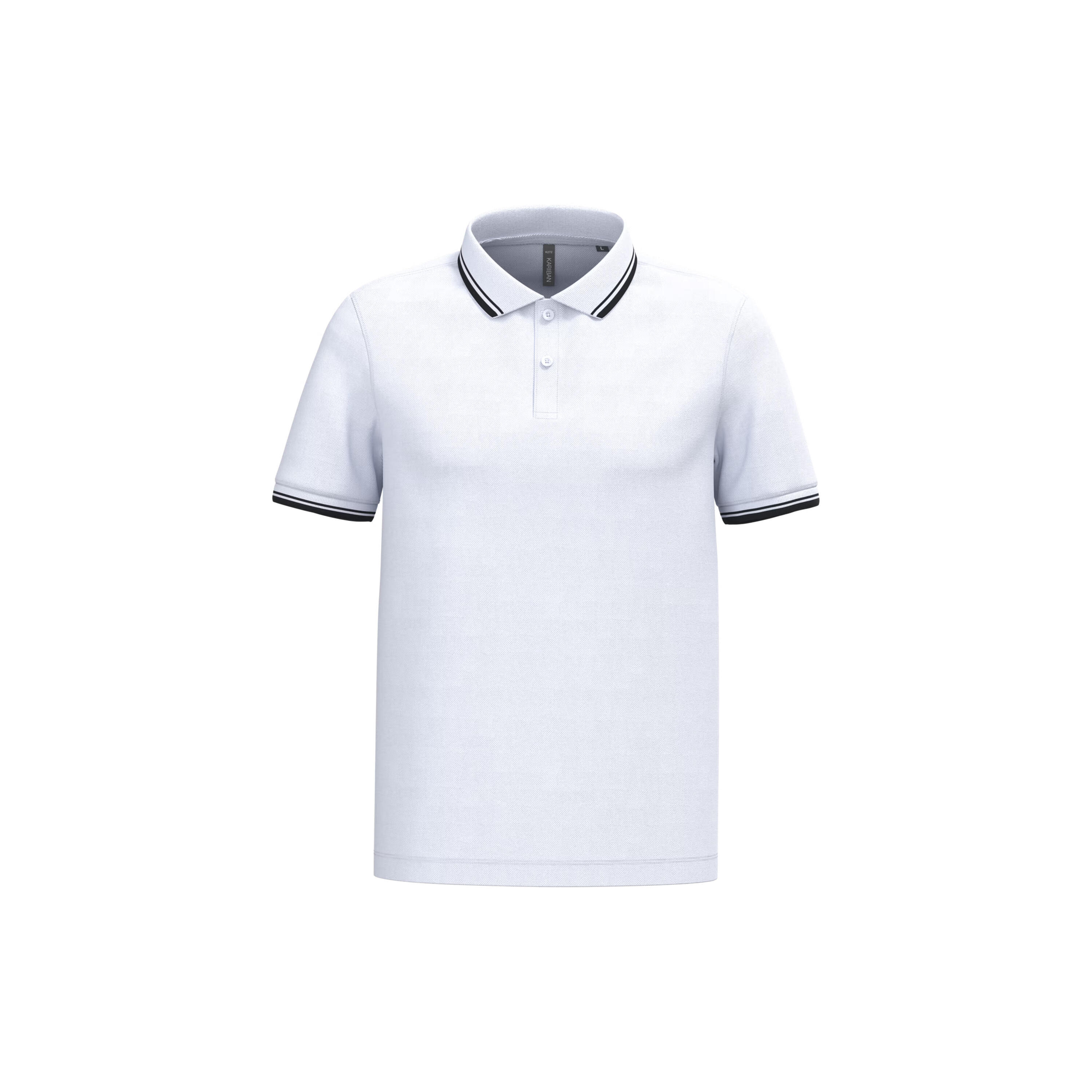 KARIBAN Polo con dettagli a contrasto Kariban