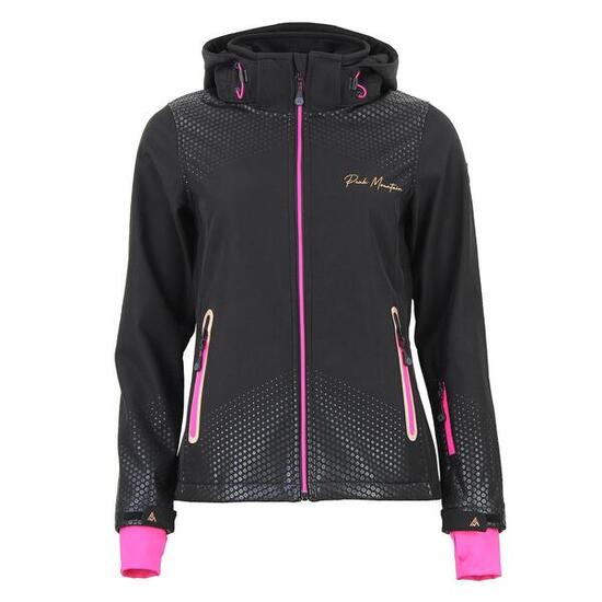 Damen Fleece-Zip-Hoodie Peak Mountain Softshell