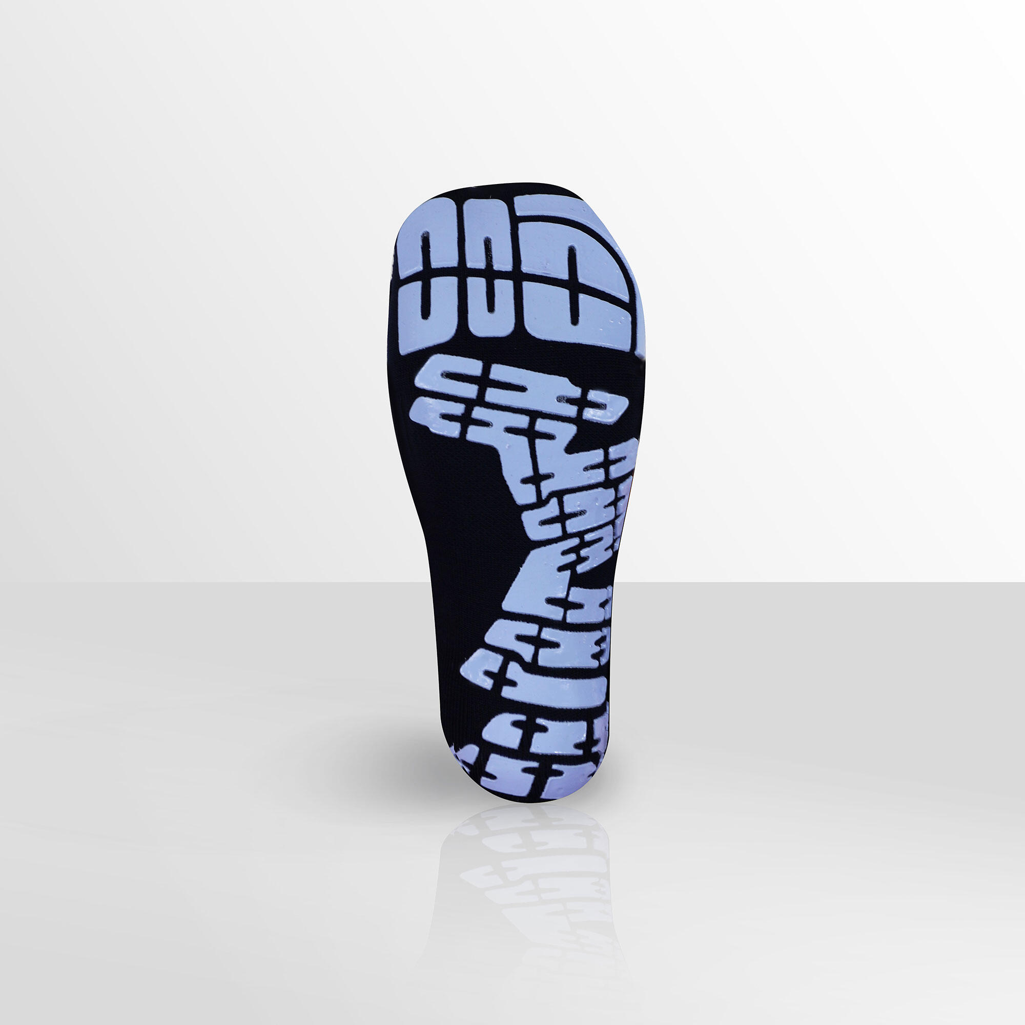 Calcetín Pilates Classic Azul/Azure, ideal para Pilates, Yoga y Gym 4/7