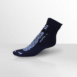 Chaussette Pilates Classic Noir/Or, idéale pour le Pilates, le Yoga, la Gym