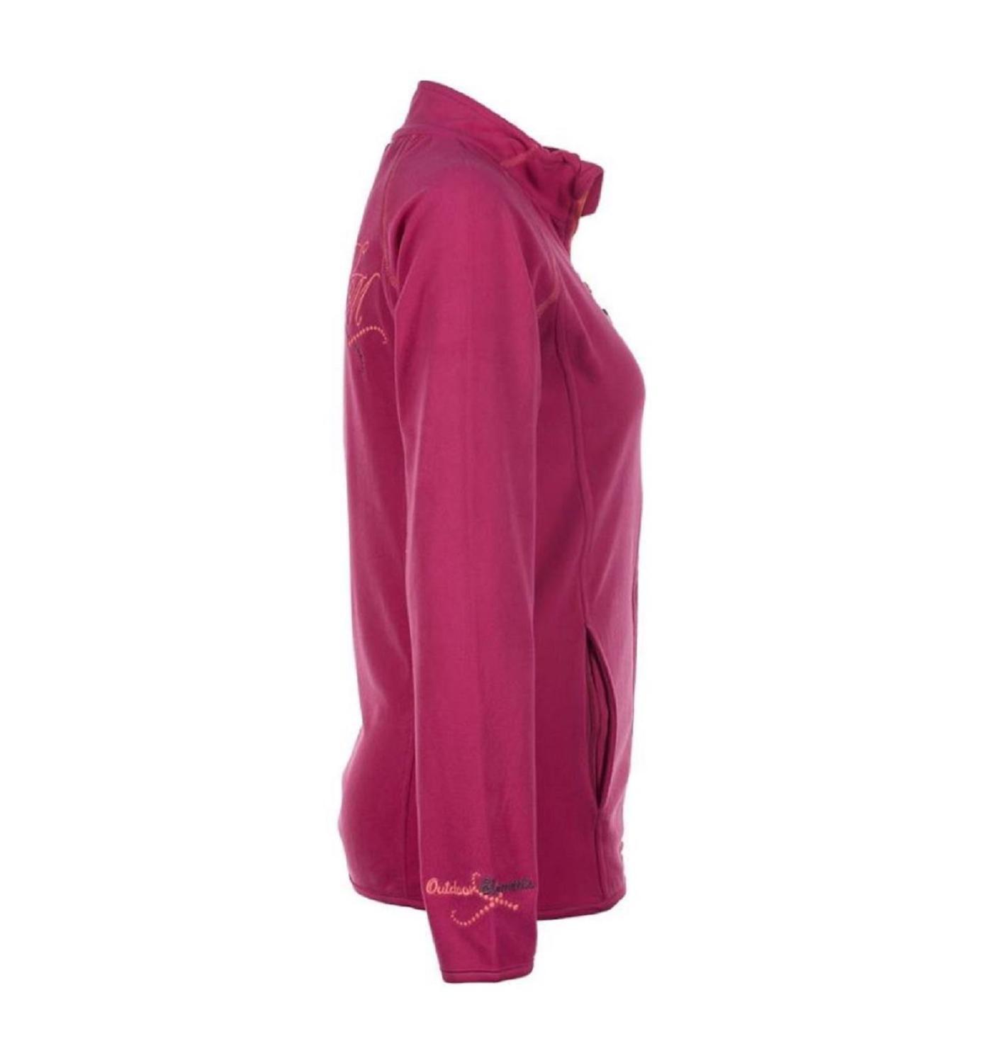 Girl's microfleece sweatshirt Peak Mountain full-zipGafone 3/4