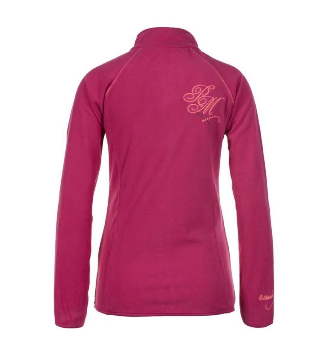 Girl's microfleece sweatshirt Peak Mountain full-zipGafone 2/4