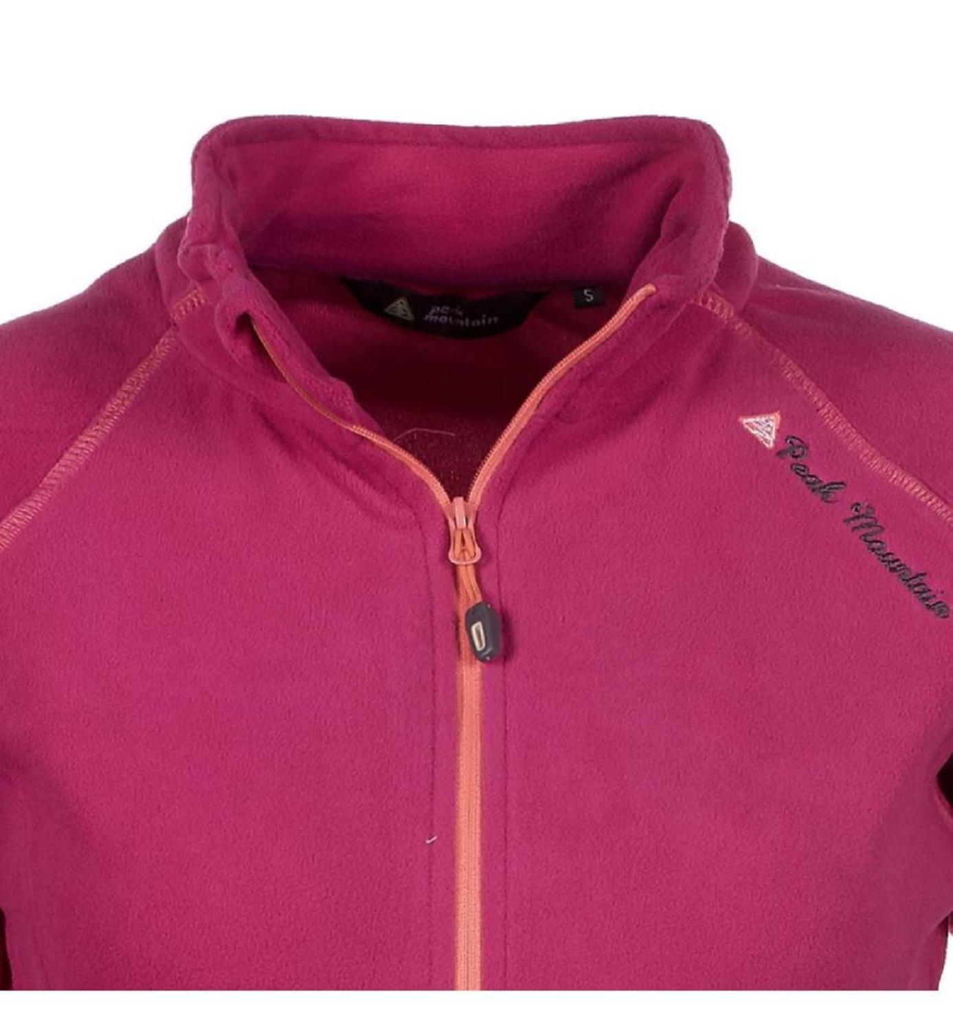 Girl's microfleece sweatshirt Peak Mountain full-zipGafone 4/4