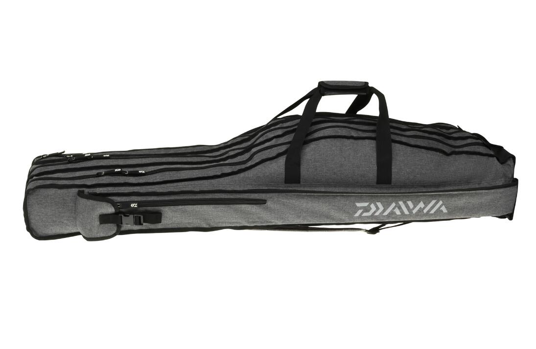 Husa Daiwa D-VEC pentru 3 lansete, gri, 130 cm