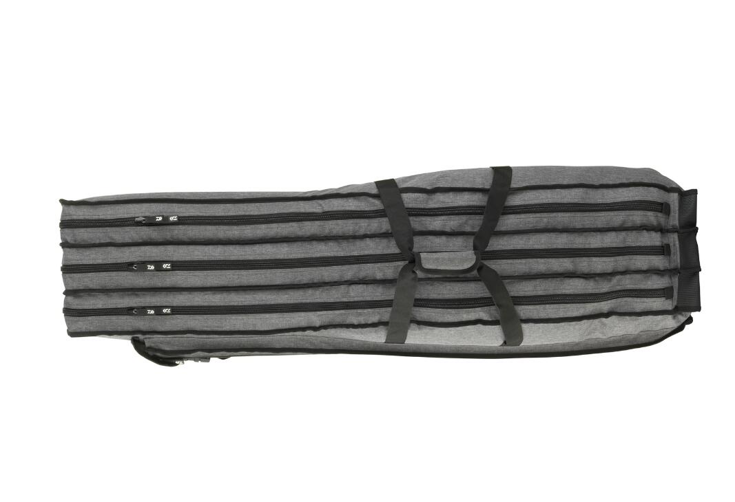 Husa Daiwa D-VEC pentru 3 lansete, gri, 130 cm 3/4