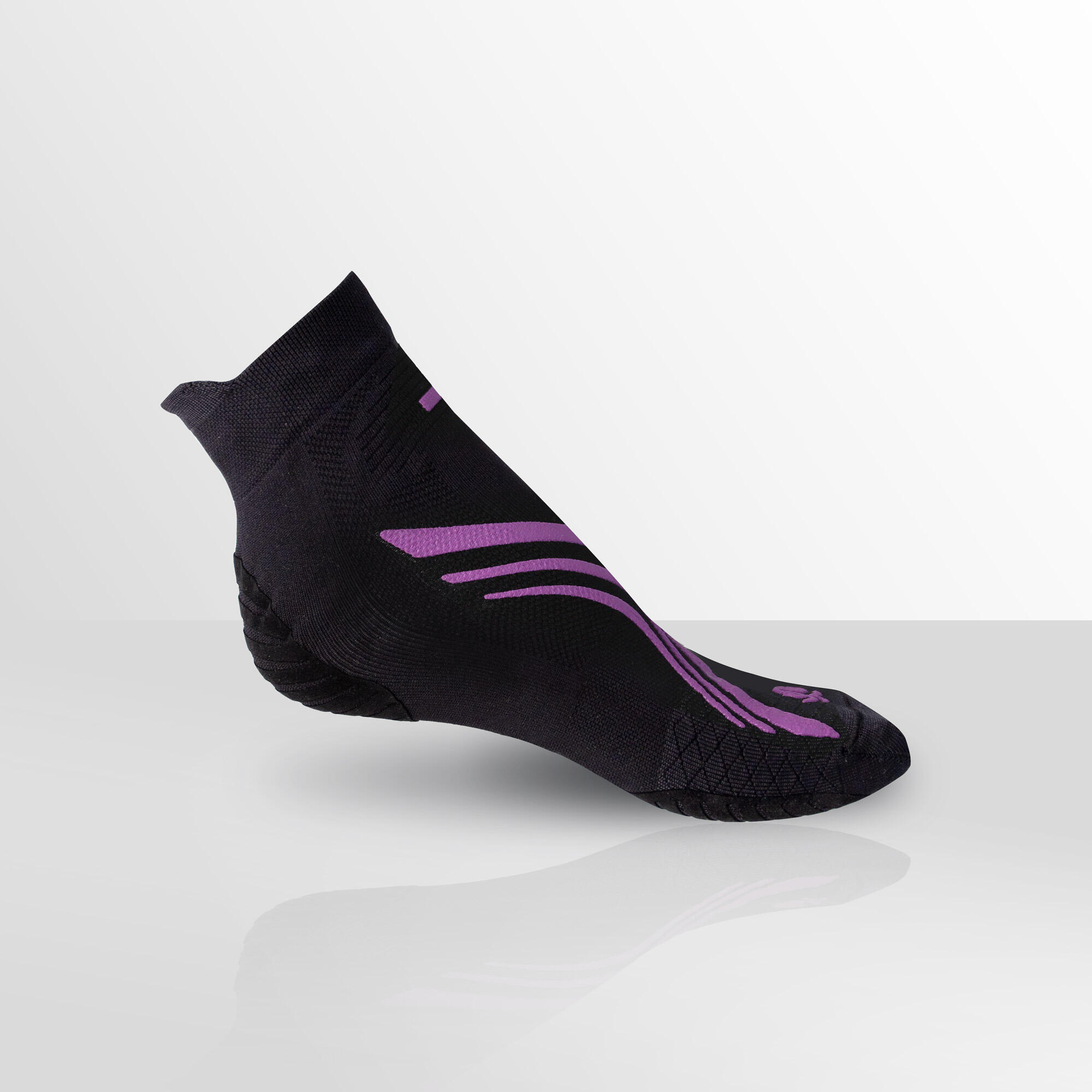 Chaussette Pool Classic Noir/Violet, idéale pour toutes les activités aquatiques 2/8