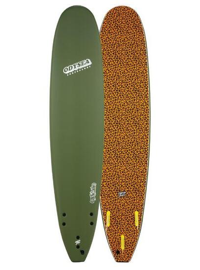 Foamie Surfboard - LOG - 9'0" - Grün