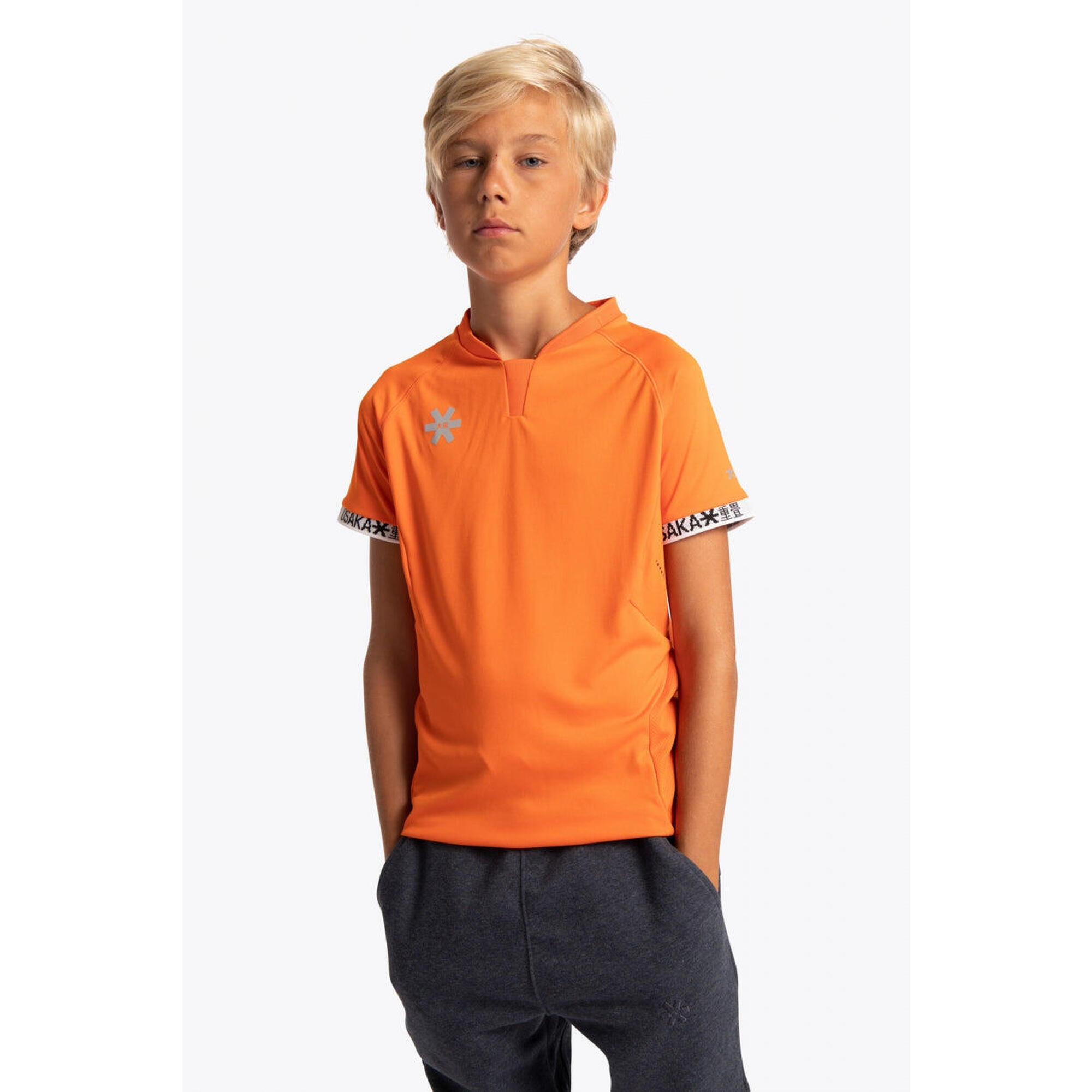 Osaka - Maillot Enfants Osaka | Orange - Maillot De Hockey - Orange|rouge - Decathlon