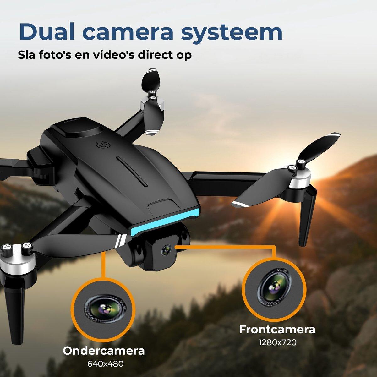 Drone - Dual Camera - WiFi -  6-as Gyro - Controller - Opvouwbaar - DCW3520 2/7