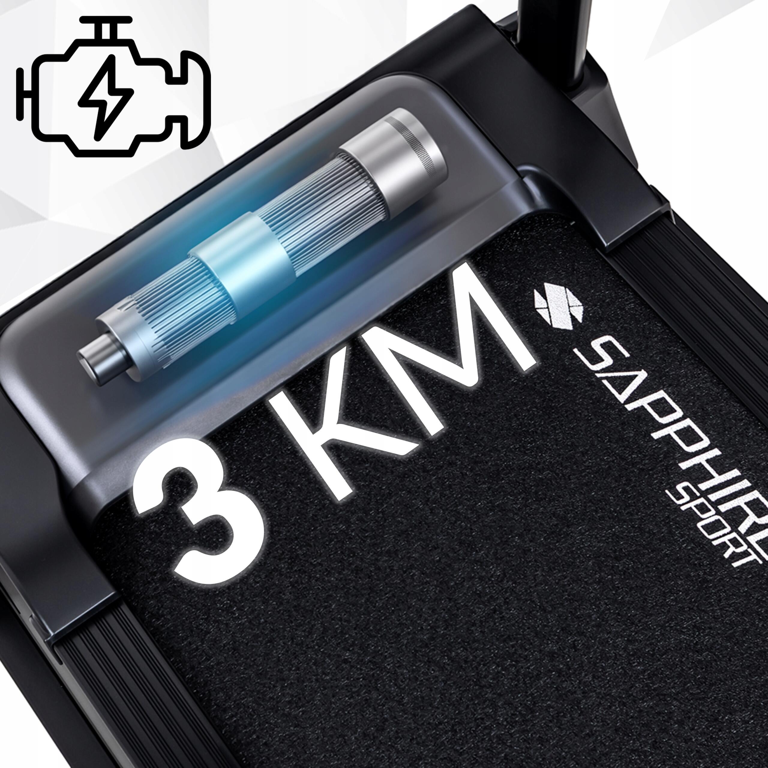 Bieżnia elektryczna Sapphire SG-2000T Trivor Bluetooth Aplikacje 5/7