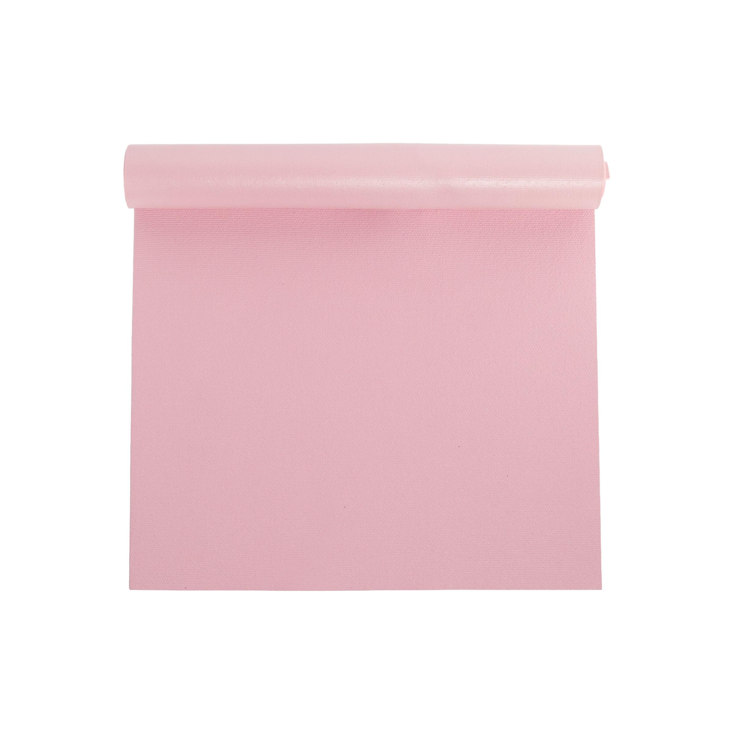 OMM YOGA Tappetino antiscivolo rosa per esercizi 4,5 mm Yoga Fitness 2/4