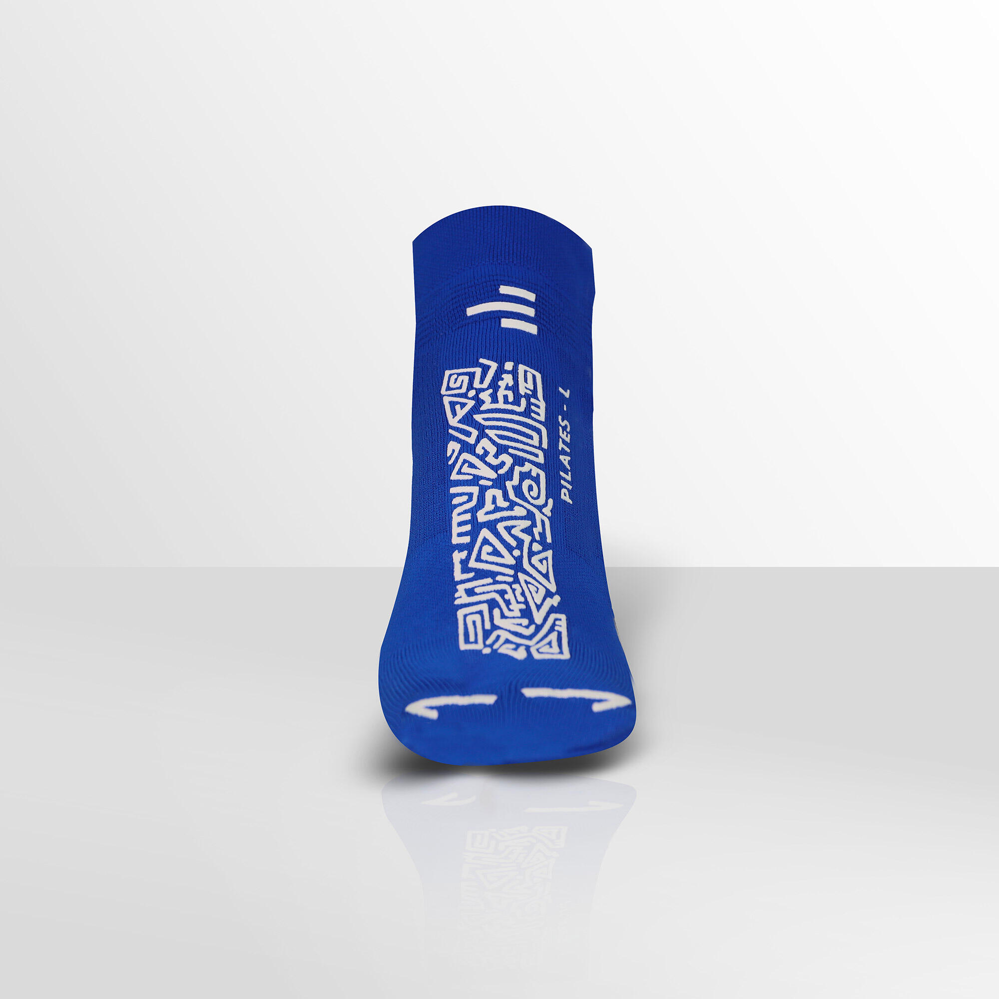 Chaussette Pilates Classic Bluette, idéale pour le Pilates, le Yoga et la Gym. 2/7