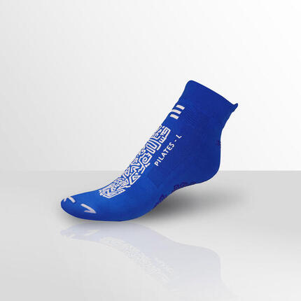 Pilates Classic Socken Schwarz/Gold. Ideal für Pilates, Yoga und Fitnessstudio.