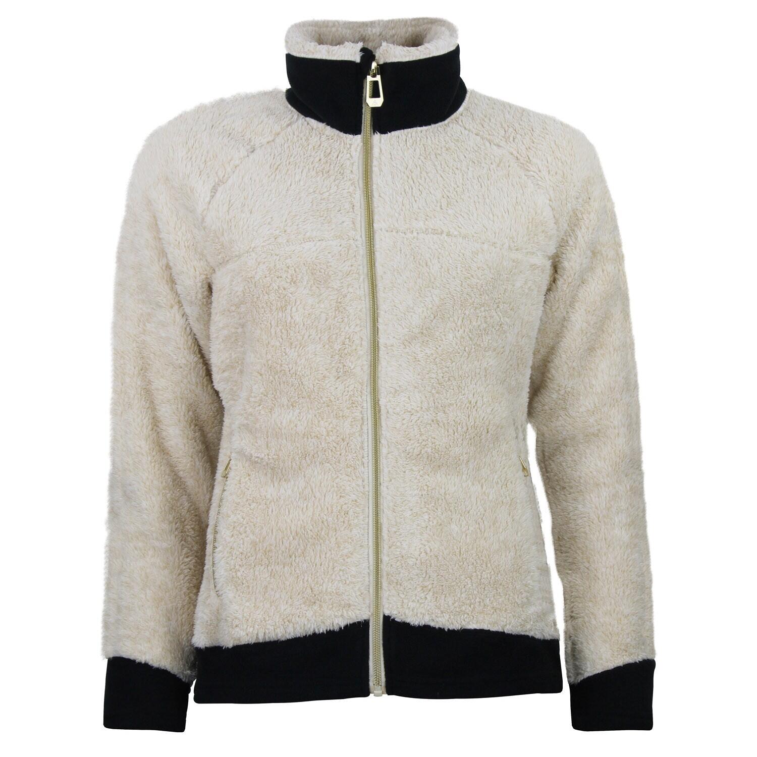 PEAK MOUNTAIN Pile con zip da donna Peak Mountain Coral Sherpa 300G